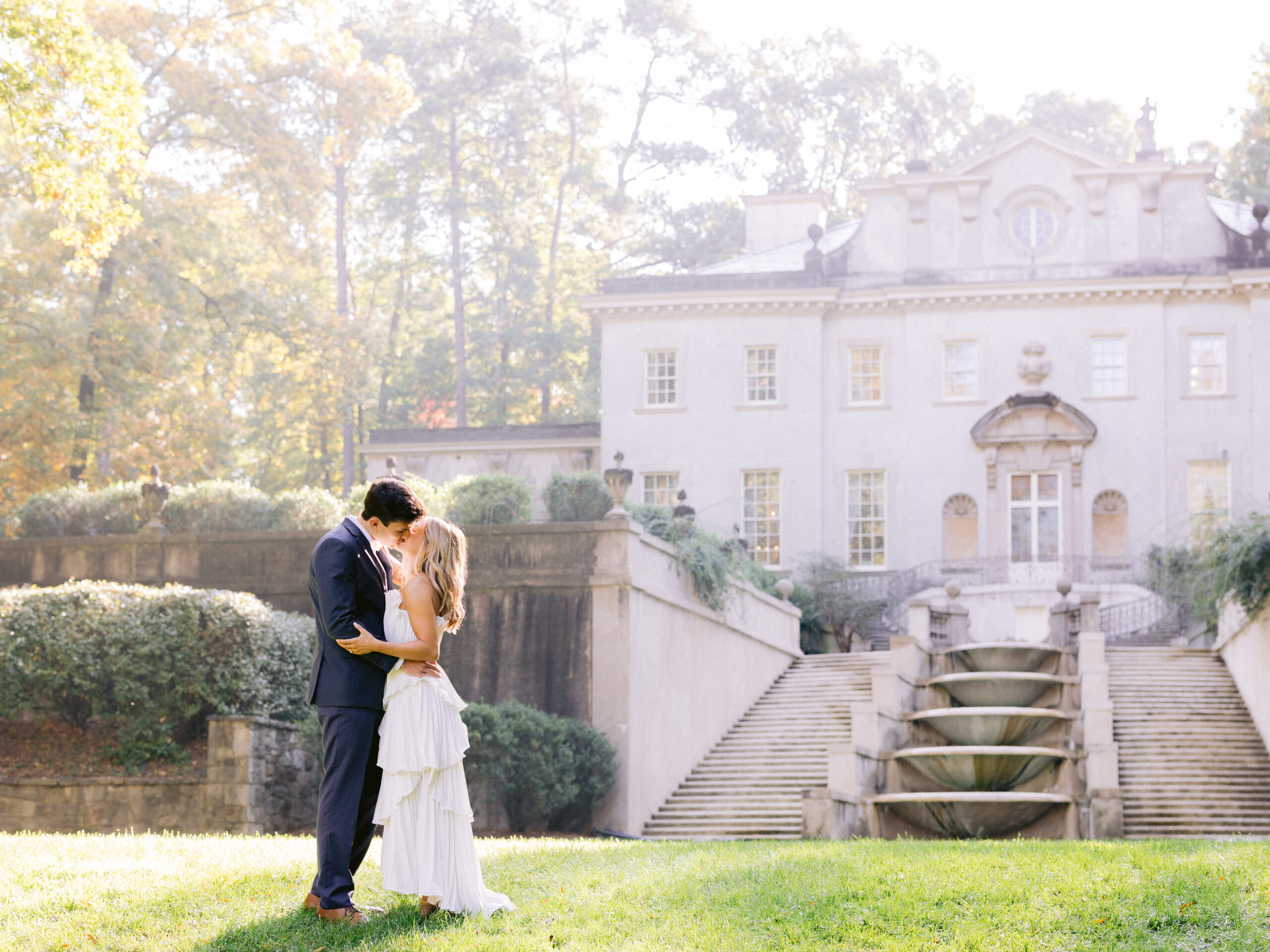Swan House Engagement Photos
