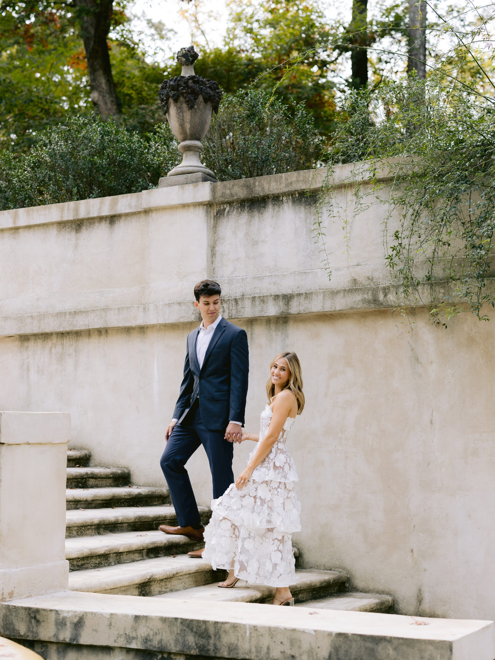 Swan House Engagement Photos
