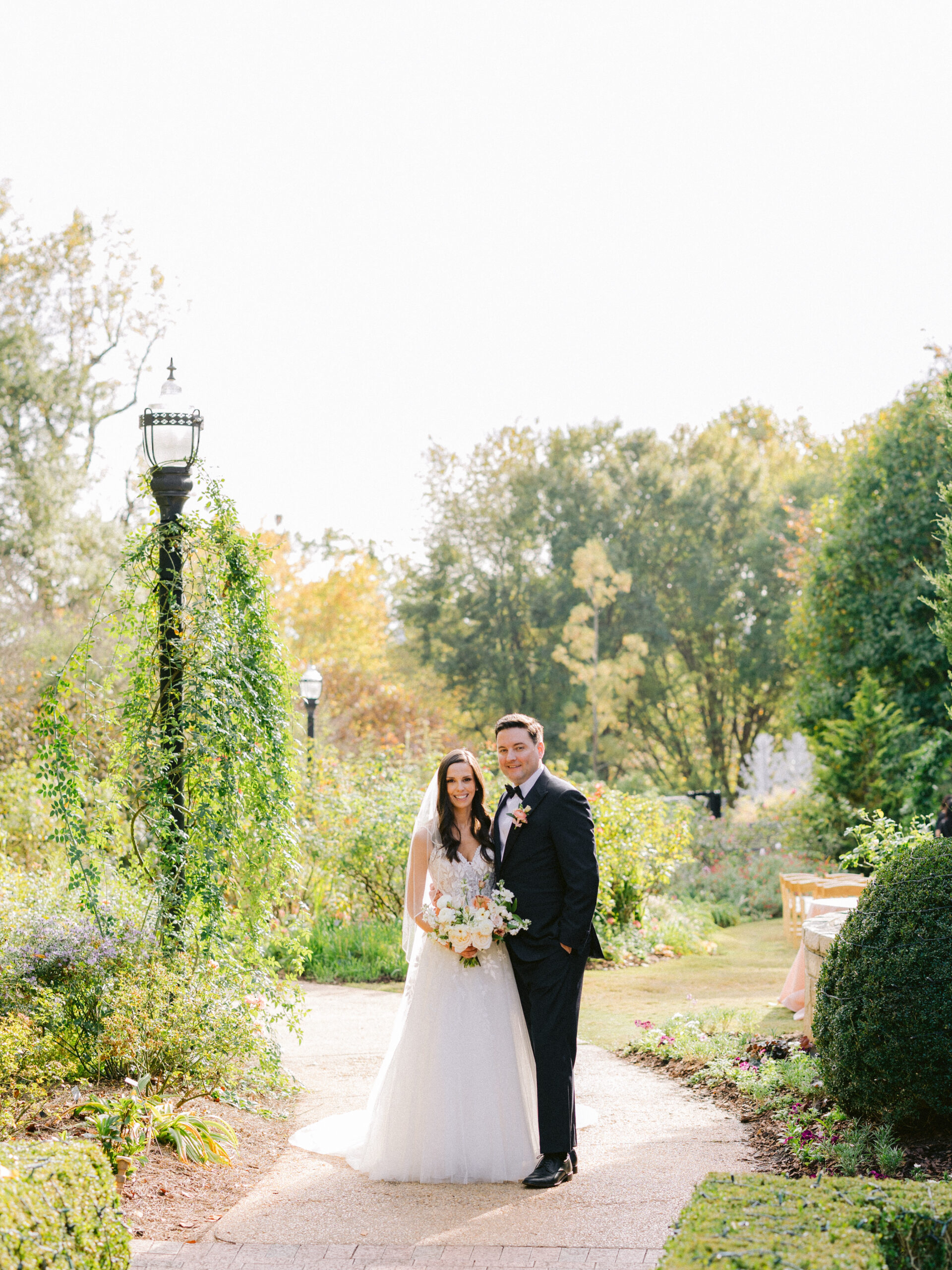 Atlanta Botanical Gardens Wedding portraits