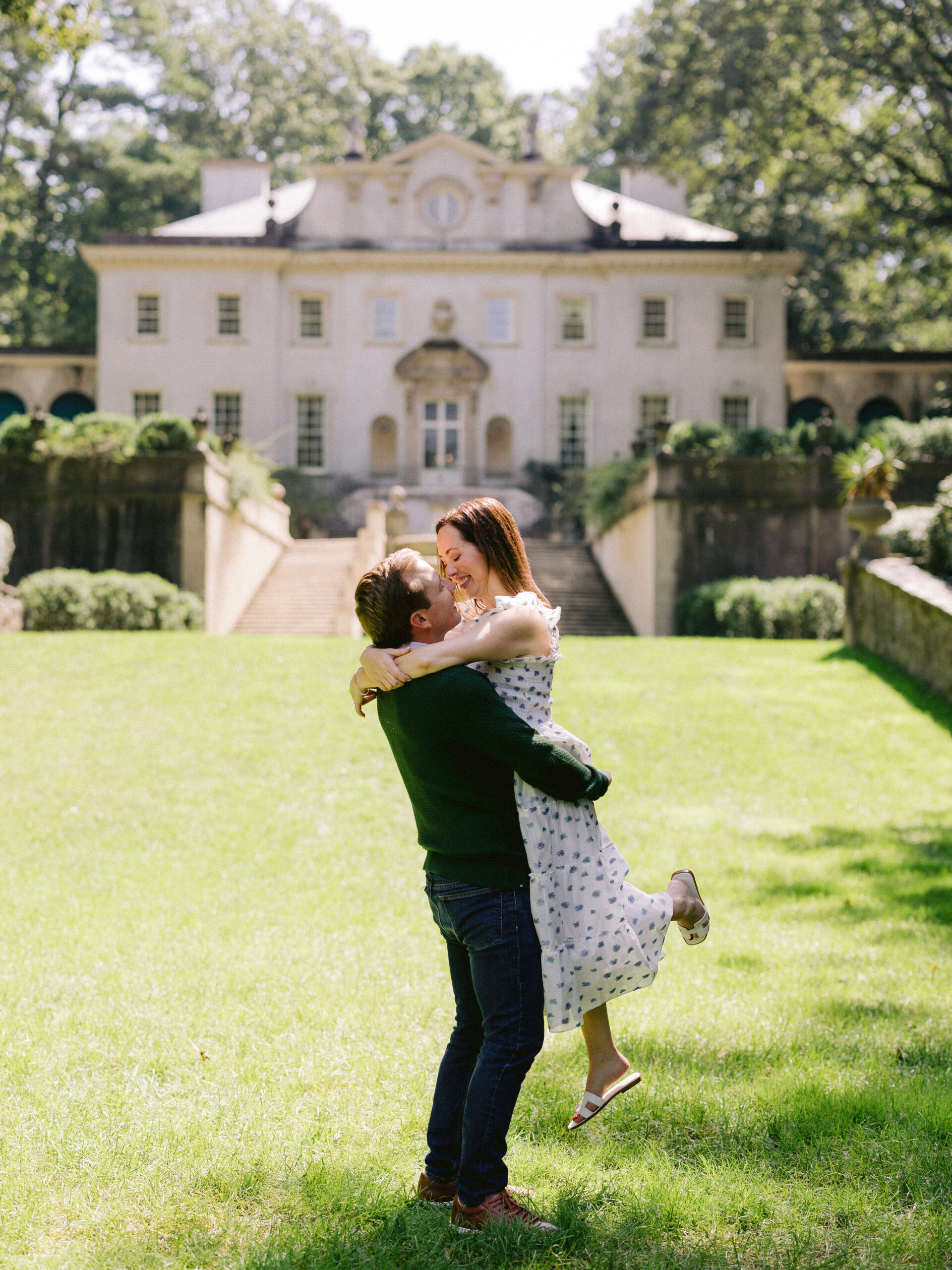 Swan House Engagement Session
