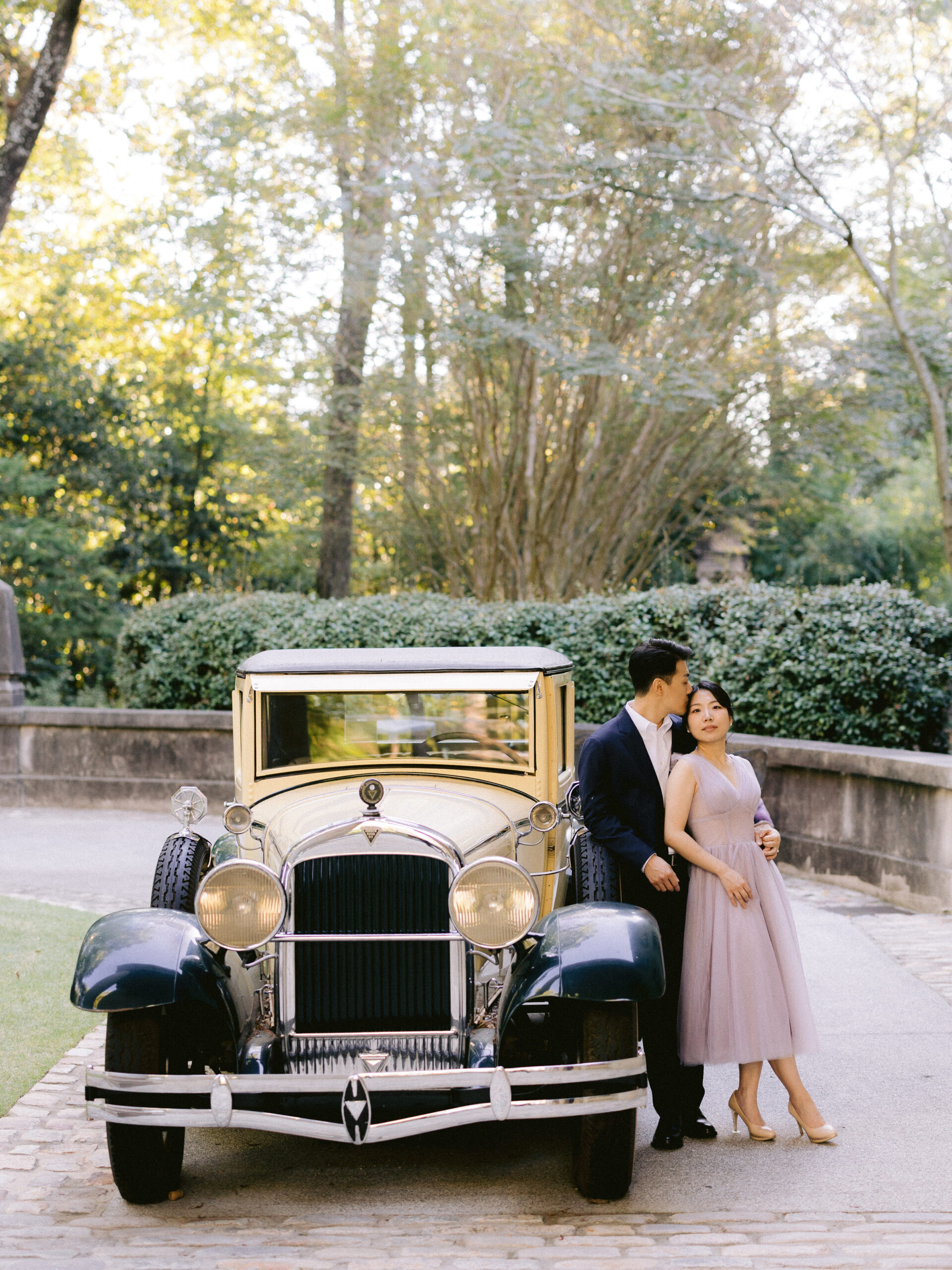 Swan House Engagement Portraits for Sally and Harrison