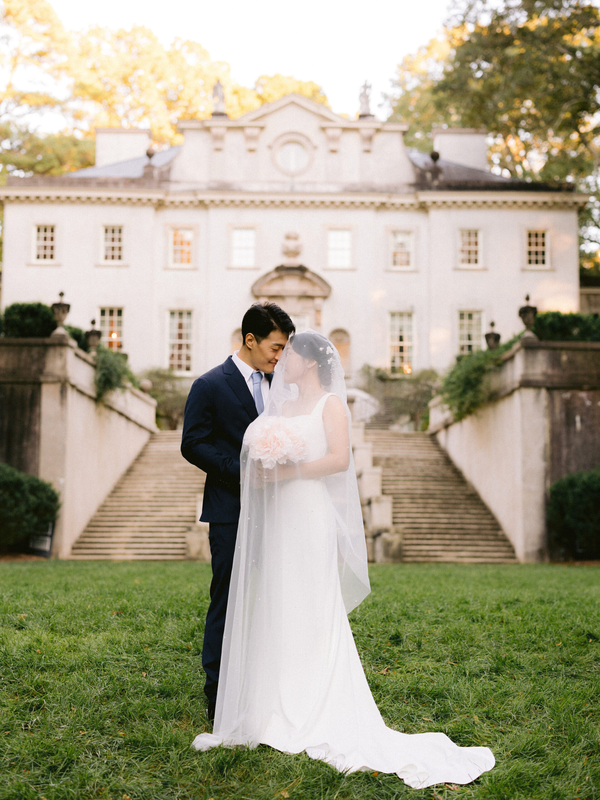 Swan House Engagement Portraits for Sally and Harrison