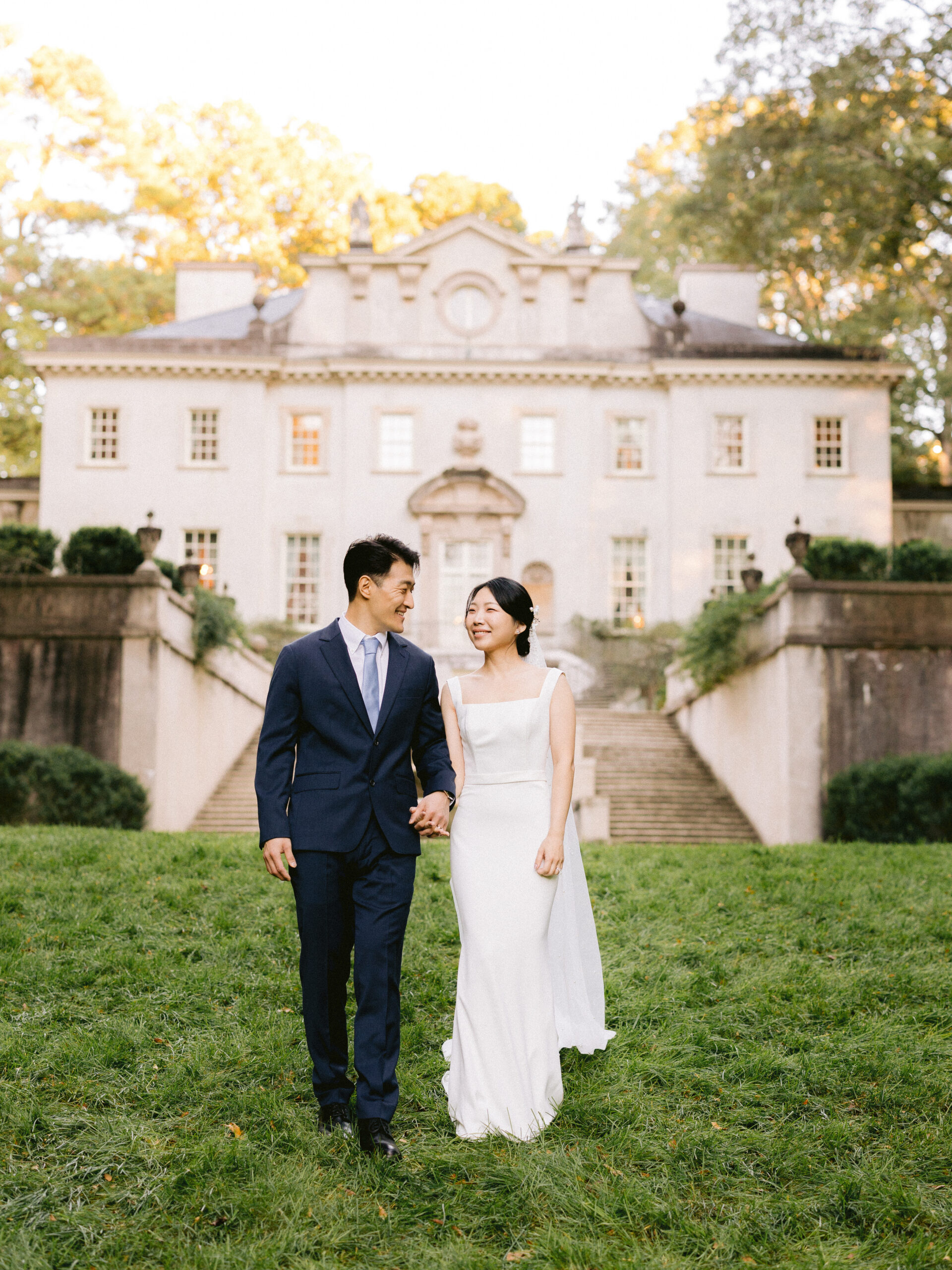 Swan House Engagement Portraits for Sally and Harrison
