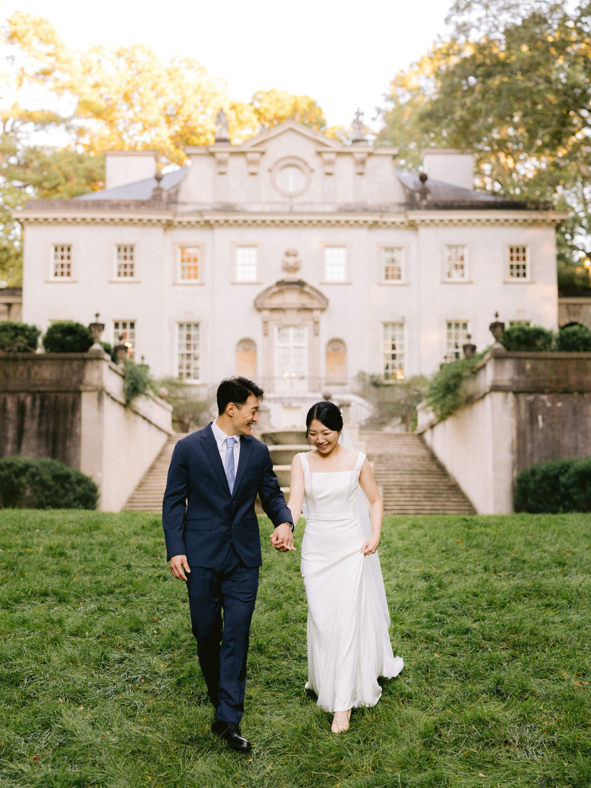 Swan House Engagement Portraits for Sally and Harrison