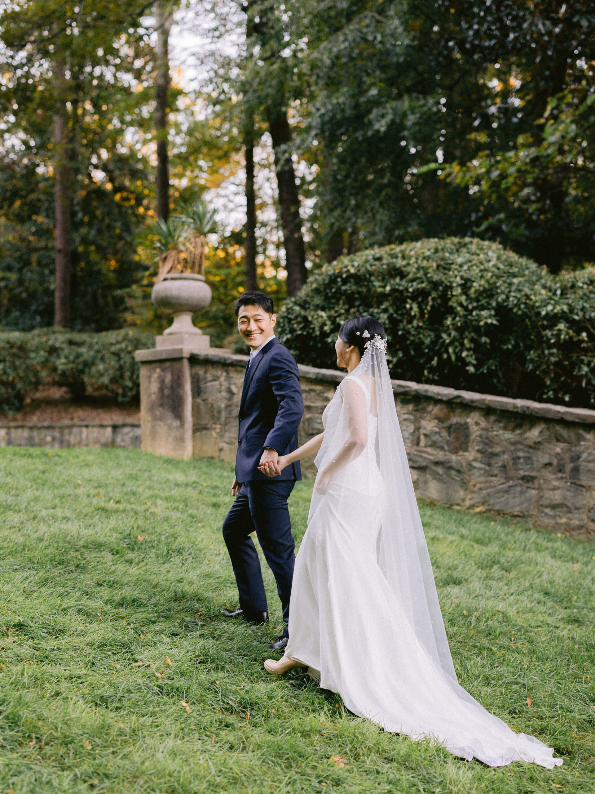 Swan House Engagement Portraits for Sally and Harrison