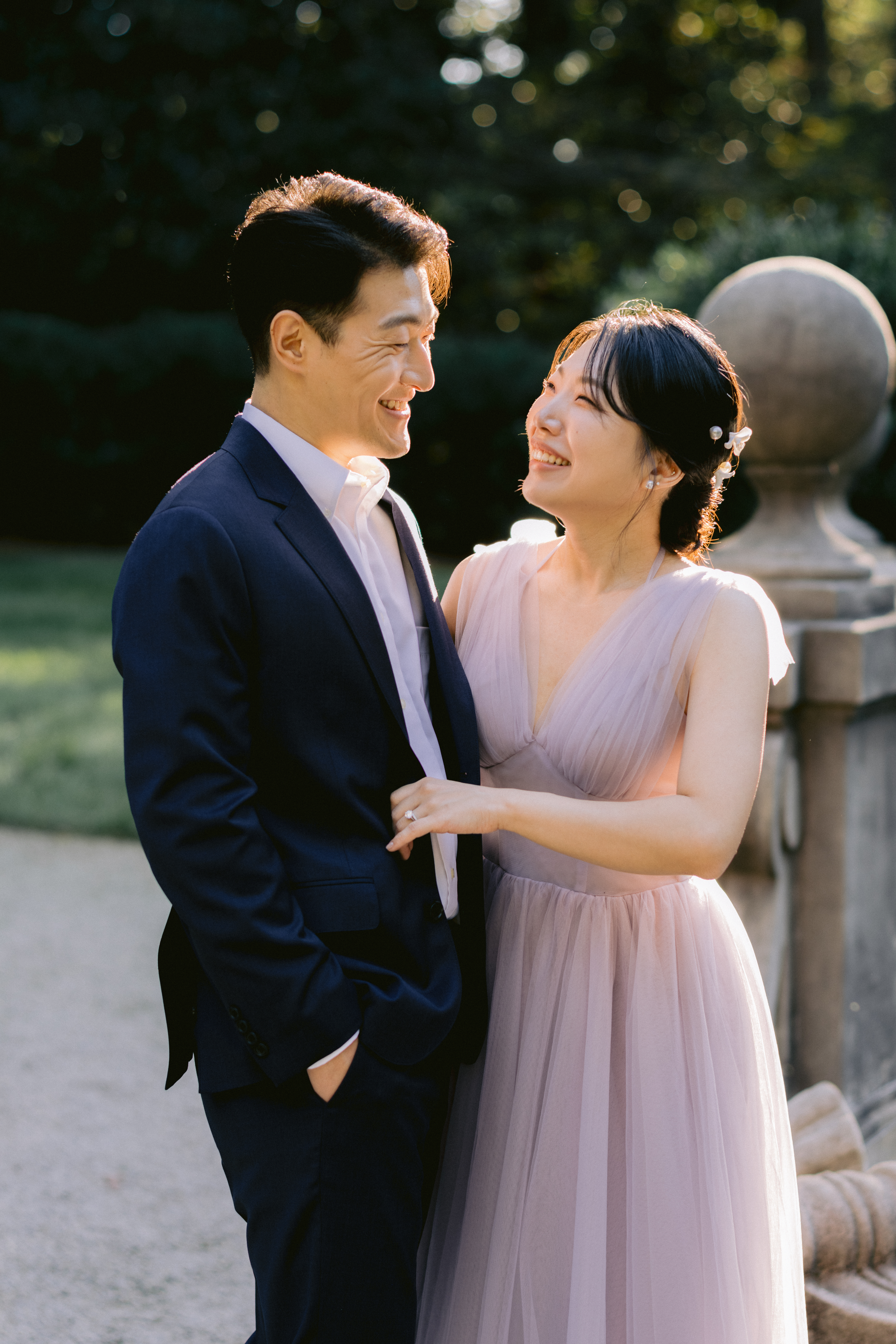 Swan House Engagement Portraits for Sally and Harrison