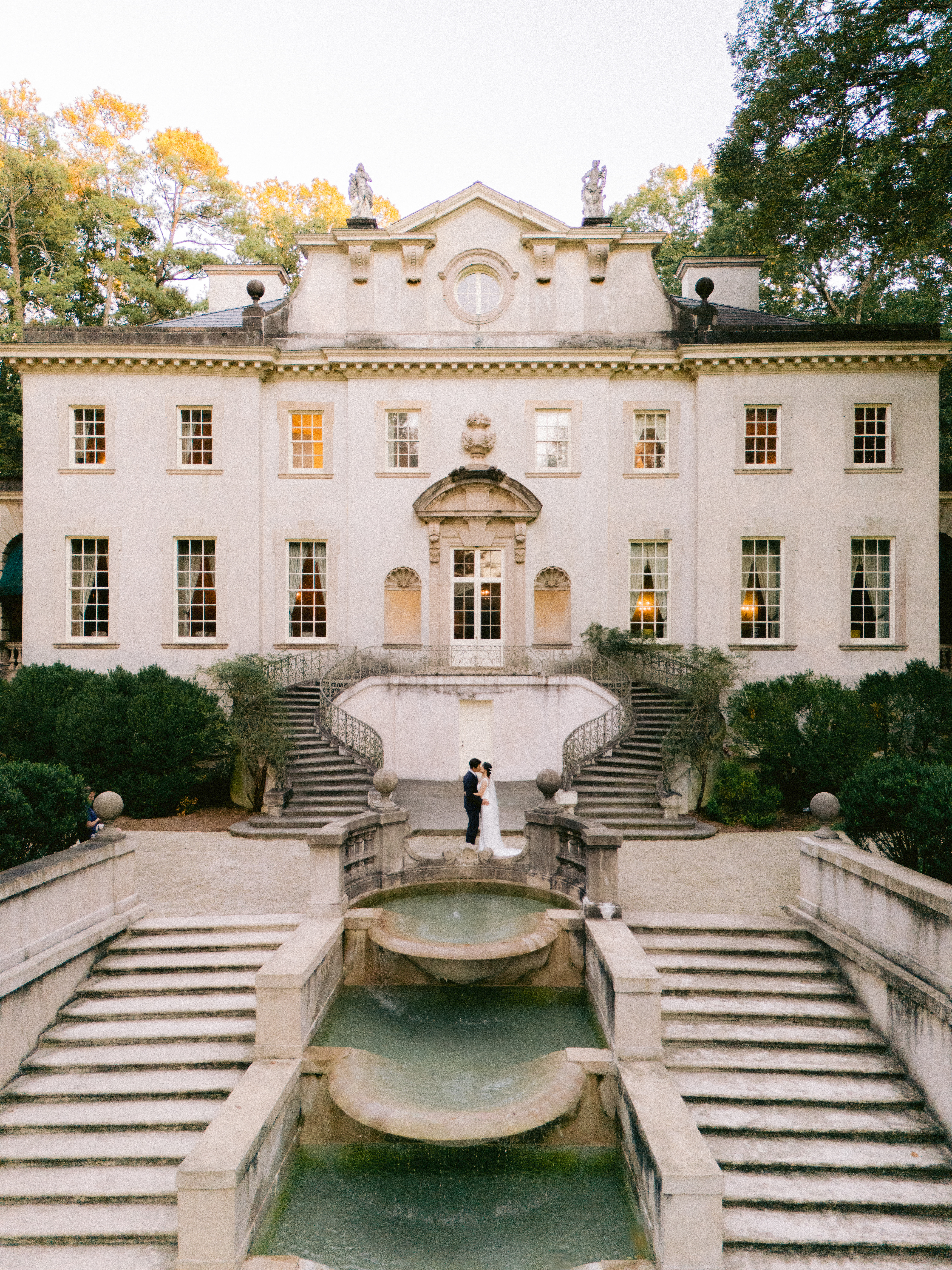 Swan House Engagement Portraits for Sally and Harrison