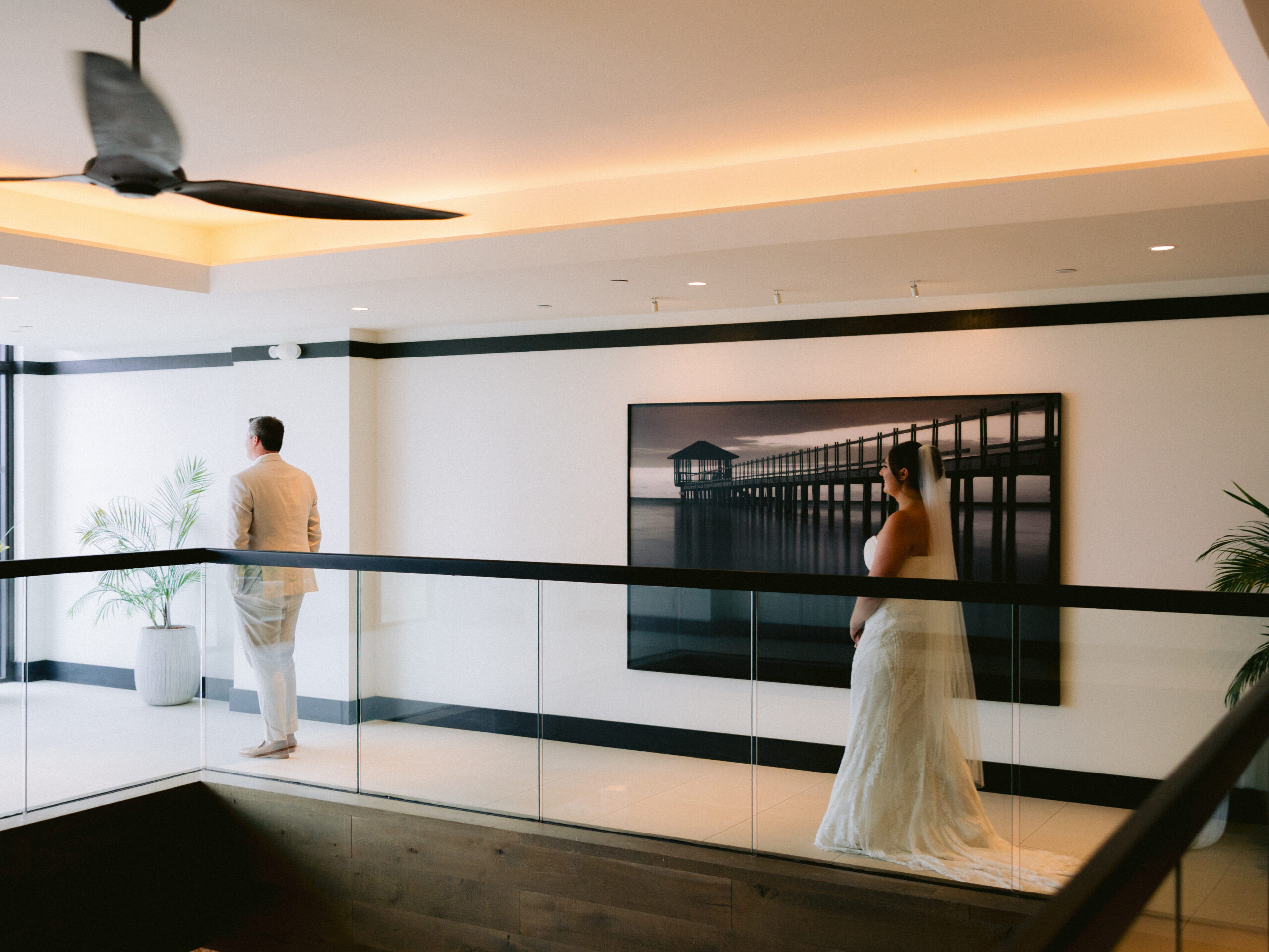 Roatan wedding first look