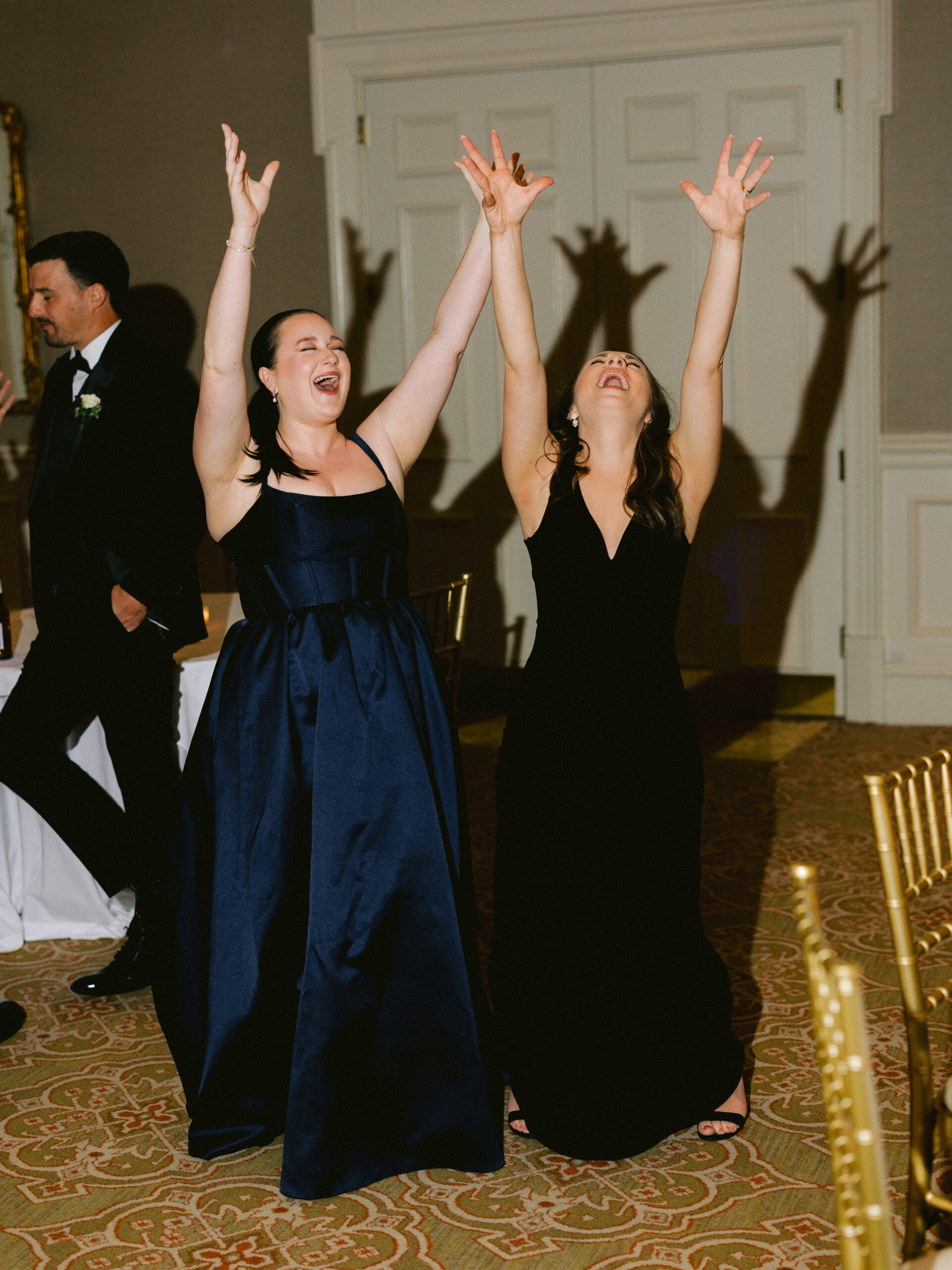 Atlanta Country Club Wedding Reception guest dancing