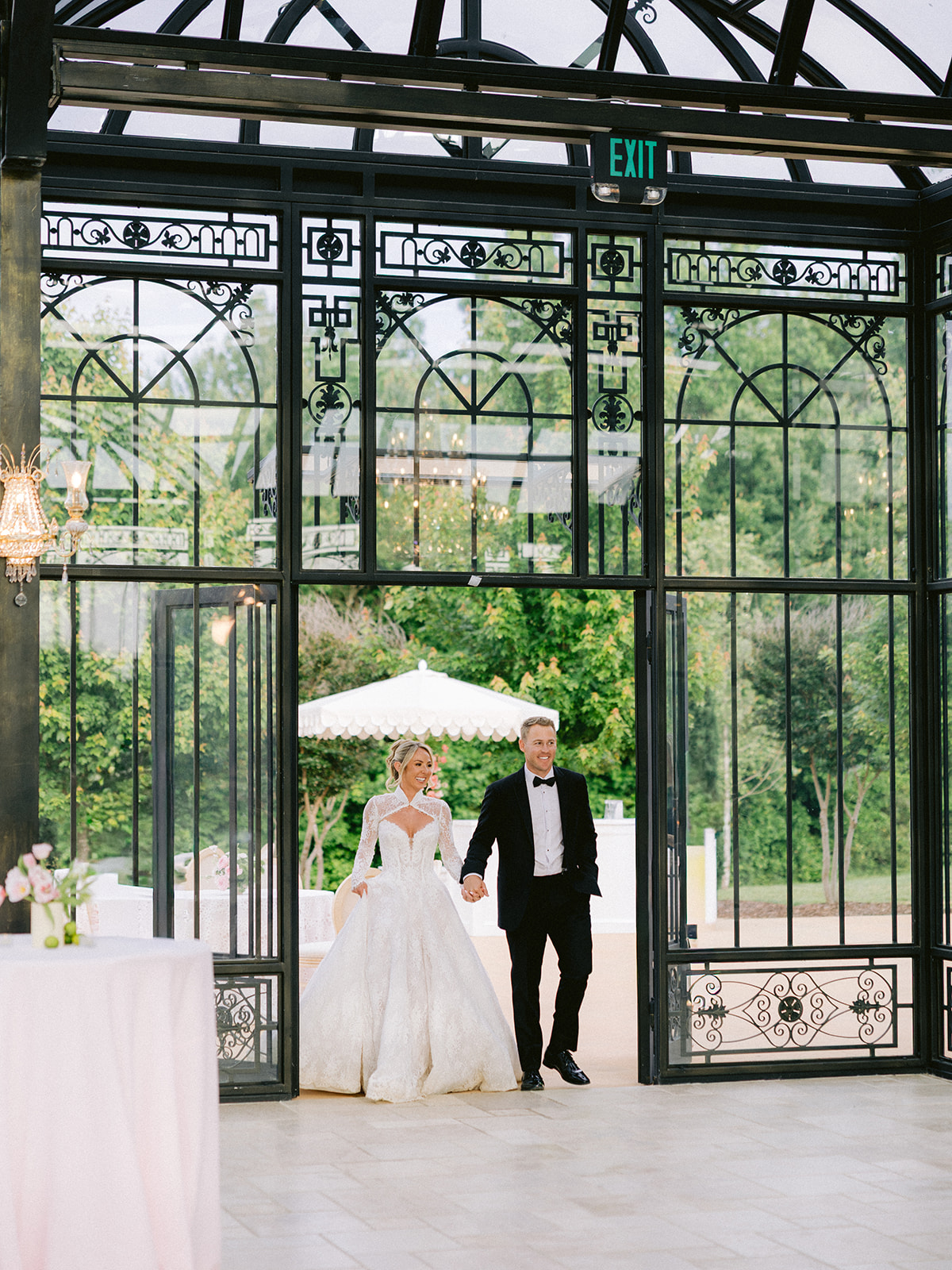 Conservatory wedding